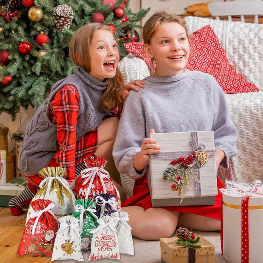 Julklappspåsar Med Dragsko