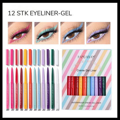20-Teiliges Set Mit Farbigen Eyeliner-Stiften （20-delars uppsättning färgade eyelinerpennor）