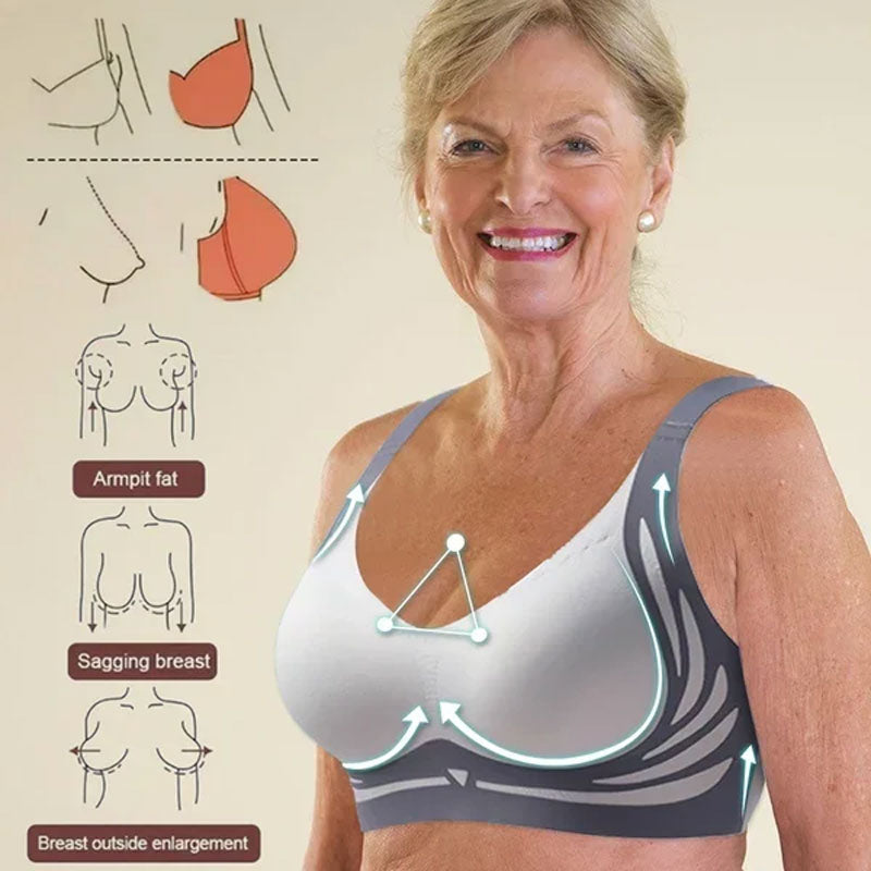 Osta 2 saat 1 ilmaiseksi (3kpl)❤️Anti-Sagging Wire Free Push-Up Bra