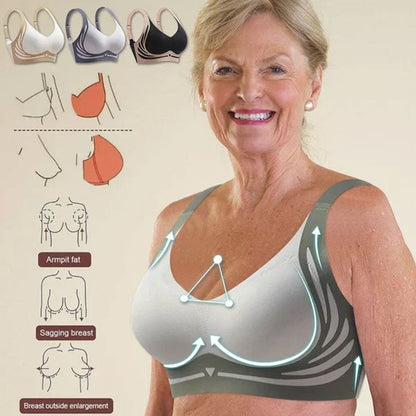 Osta 2 saat 1 ilmaiseksi (3kpl)❤️Anti-Sagging Wire Free Push-Up Bra