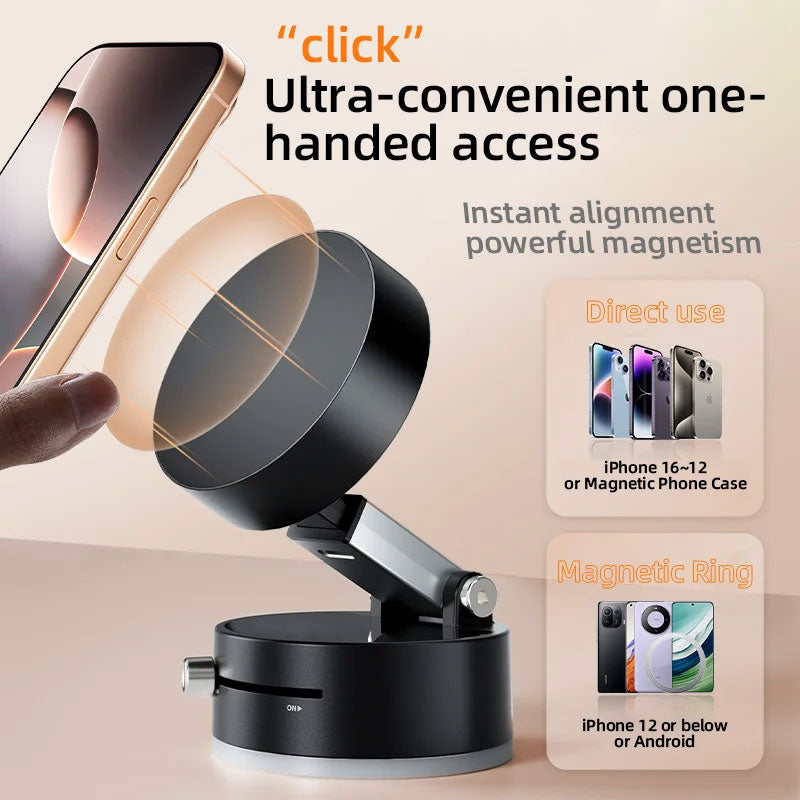 Vakuumsugande magnetiskt telefonstativ