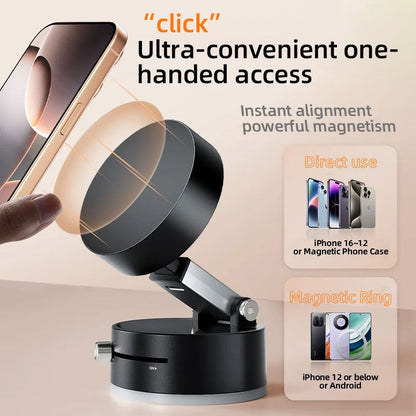 Vakuumsugande magnetiskt telefonstativ
