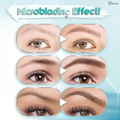 【🔥Köp 1 Få 1 Gratis】3D Vattentät Microblading Ögonbrynspenna 4 Gaffelspets Tatueringspenna