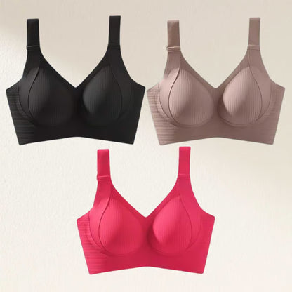 🎁 Sista dagen Köp 1 Få 3 Förpackningar 🔥 Superformerande Stållös Push-Up Bh Håller hela dagen – Ingen nedhängning längre (3-förpacknings set)