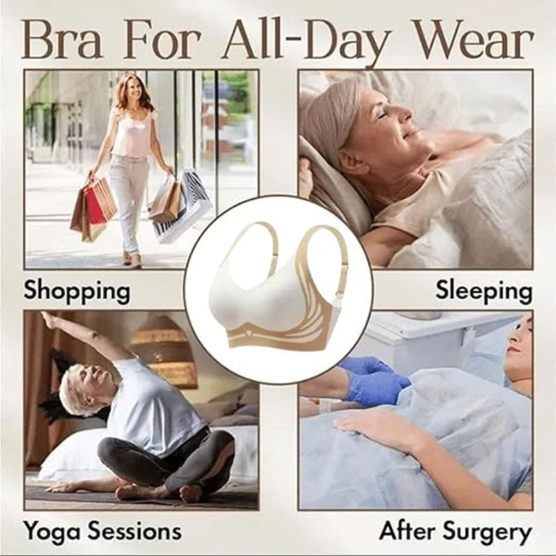 Osta 2 saat 1 ilmaiseksi (3kpl)❤️Anti-Sagging Wire Free Push-Up Bra