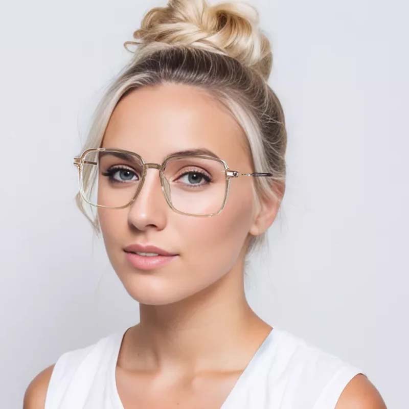 ✨Moderna fyrkantiga glasögon som motverkar blått ljus👓