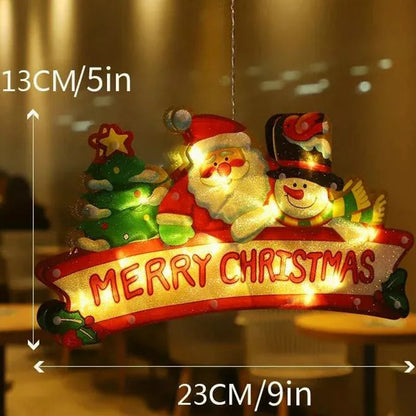 🎄Hängande lampor för julfönster