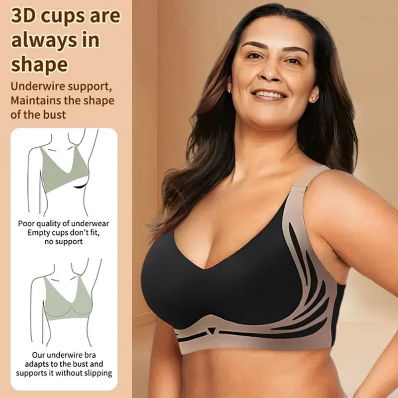 Osta 2 saat 1 ilmaiseksi (3kpl)❤️Anti-Sagging Wire Free Push-Up Bra