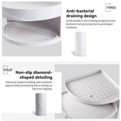 Rotera Triangulär Förvaringshylla: En Kombination av Enkelhet och Funktionalitet 🛁✨