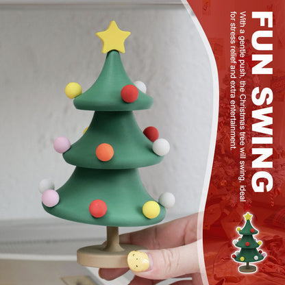 🎄 3D-utskrift svängande julgran leksak 🎁