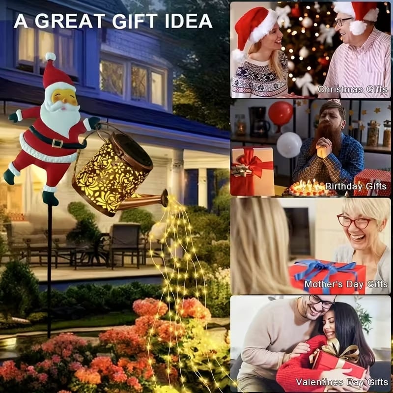 🎅 Solcellsdrivna Julvattenkokarlampor