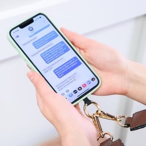 💖Phone Strap med blixtlåsförsedd väska