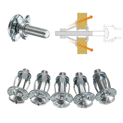 M4/M5/M6 Ihålig Järnplastplatta Aluminiumplatta Expansionsskruv