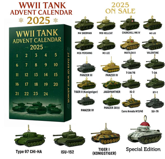 🎄2025 Andra Världskrigets Tanks Julekalender