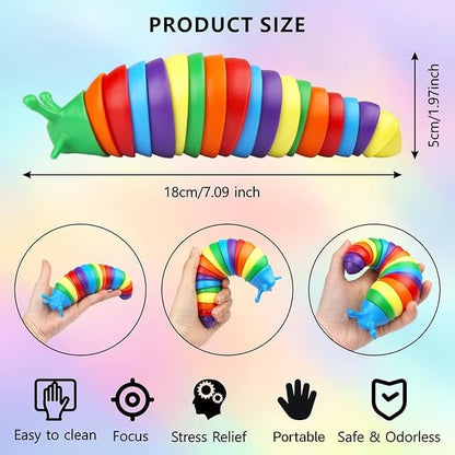 🐱3D Slug Fidget-leksak för dina håriga vänner