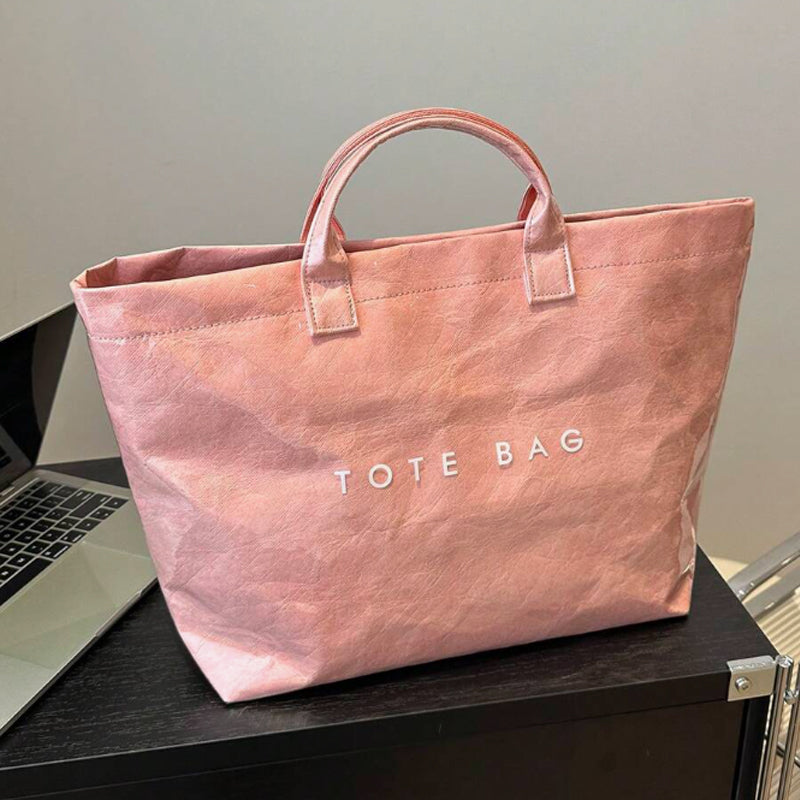 Toteväska med bokstavstryck för kvinnor
