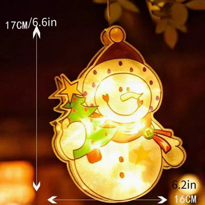 🎄Hängande lampor för julfönster