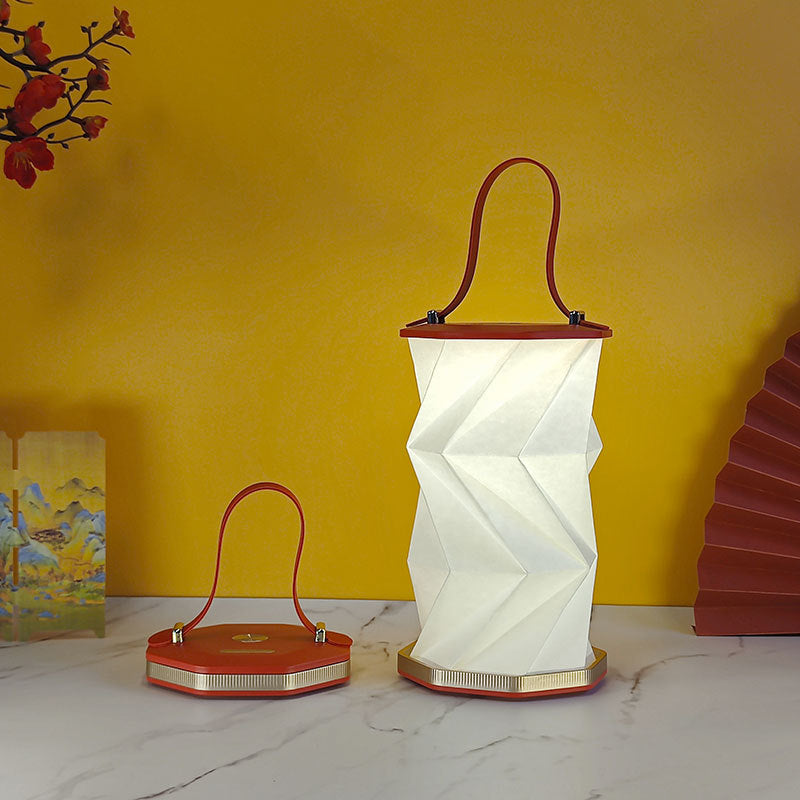 Hopfällbar Lampa Med Handtag