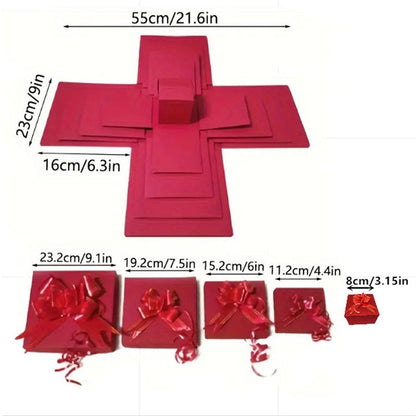 50 000+ SÅLDA! 🎁✨ Överraskningslåda med Explosions-effekt