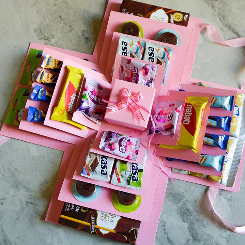 50 000+ SÅLDA! 🎁✨ Överraskningslåda med Explosions-effekt