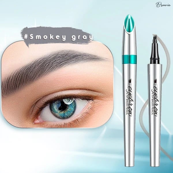【🔥Köp 1 Få 1 Gratis】3D Vattentät Microblading Ögonbrynspenna 4 Gaffelspets Tatueringspenna