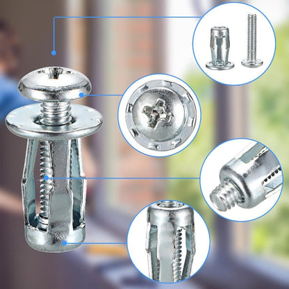 M4/M5/M6 Ihålig Järnplastplatta Aluminiumplatta Expansionsskruv