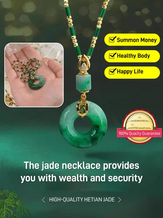 Hetian Jade Prayer Peace Spänne