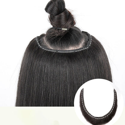 Gradient färg lockigt peruk bit/Gradient color curly wig piece