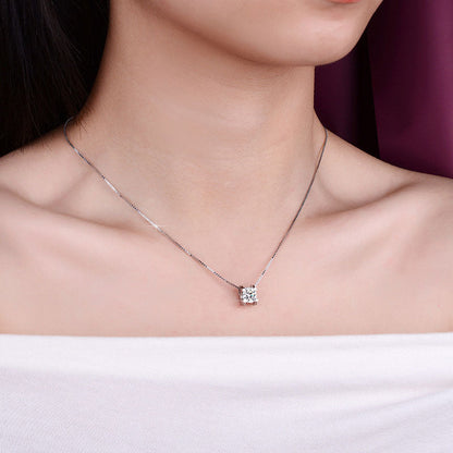 Premium S925 Silver Moissanite halsband
