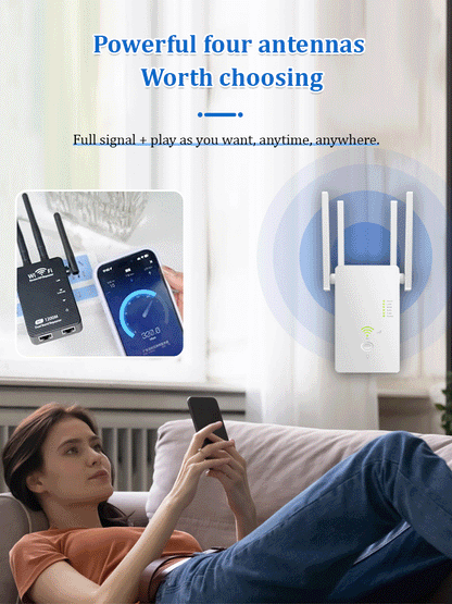 Dual-band WiFi trådlös signalenhet (1200M)