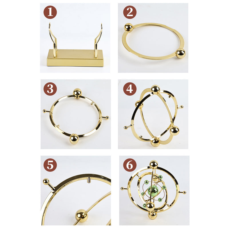 Himmelsbana Perpetual Motion Pendel - Kreativ Heminredning Roterande