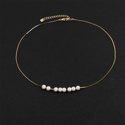 🌹Lätt och lyxigt rosahalsband