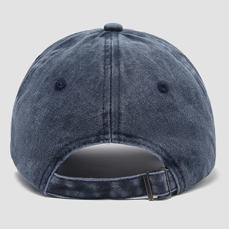 Söt Svart Vintage Basebollkeps Med Kattmotiv